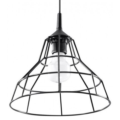 Zdjęcie produktu Loftowa lampa wisząca E821-Anato - czarny.