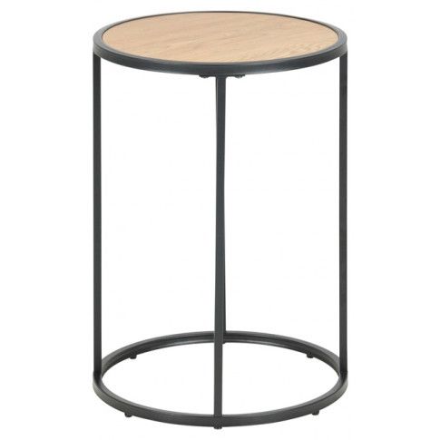 Zdjęcie produktu Kawowy stolik loft - Duffi 40x40 - czarny.