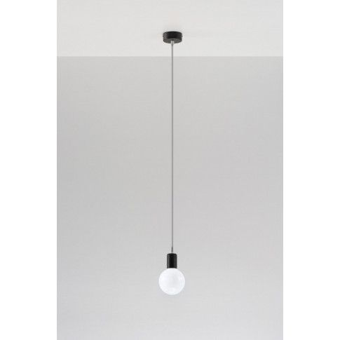 Fotografia Minimalistyczna lampa wisząca E825-Edisos - szary z kategorii Lampy