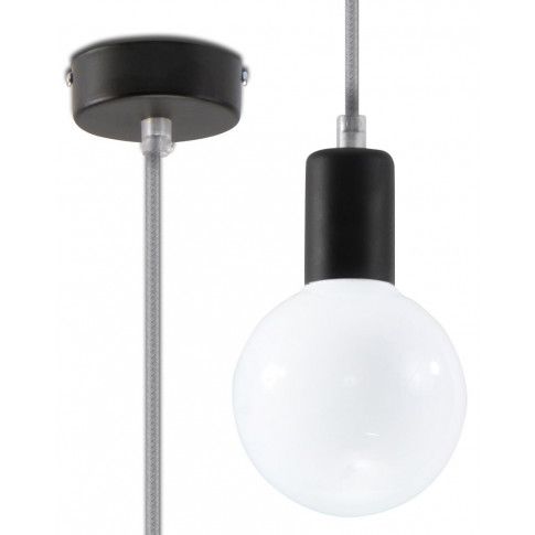Zdjęcie produktu Minimalistyczna lampa wisząca E825-Edisos - szary.