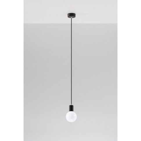 Fotografia Loftowa lampa wisząca E825-Edisos - czarny z kategorii Lampy wiszące