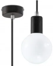 Loftowa lampa wisząca E825-Edisos - czarny w sklepie Edinos.pl