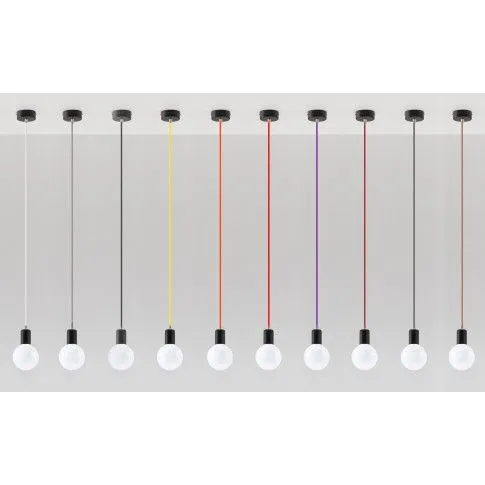 Szczegółowe zdjęcie nr 5 produktu Designerska lampa wisząca E825-Losako - czerwony