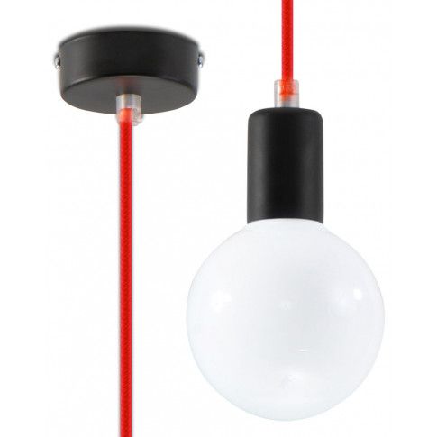Zdjęcie produktu Designerska lampa wisząca E825-Edisos - czerwony.