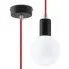 Zdjęcie produktu Lampa pojedynczy zwis E825-Losako - czarny/czerwony.