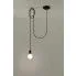 Zdjęcie czarna lampa wisząca industrialna E826-Edisos | Edinos.pl
