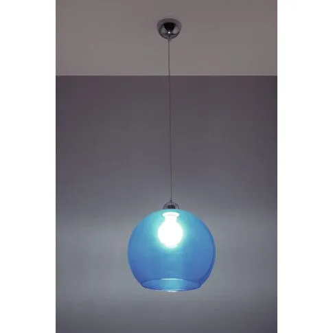 Zdjęcie niebieska regulowana lampa wisząca kula E830-Romulus | Edinos.pl