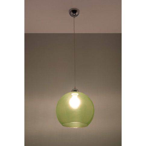 Zdjęcie zielona szklana lampa wisząca kula E830-Bals - sklep Edinos.pl