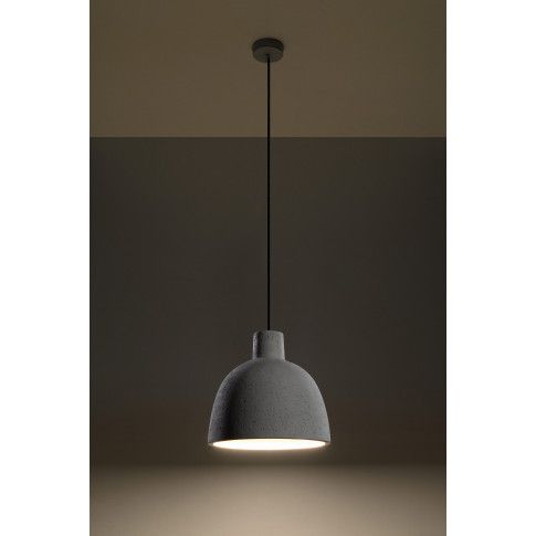 Szczegółowe zdjęcie nr 4 produktu Industrialna lampa wisząca betonowa E832-Damasi
