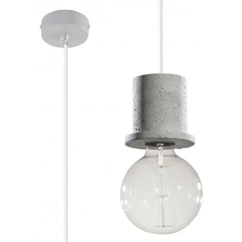 Zdjęcie produktu Loftowa lampa wisząca z betonu E834-Bons.