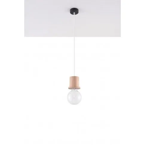 Fotografia Drewniana designerska lampa wisząca E835-Kaka z kategorii Lampy wiszące