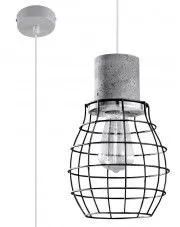 Loftowa lampa wisząca betonowa E836-Xebik w sklepie Edinos.pl