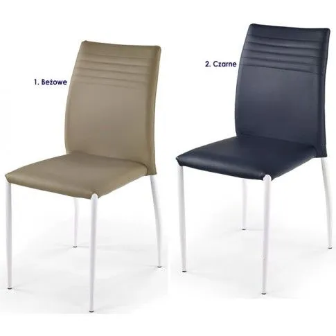 Zdjęcie czarne krzesło metalowe Avla | Edinos.pl