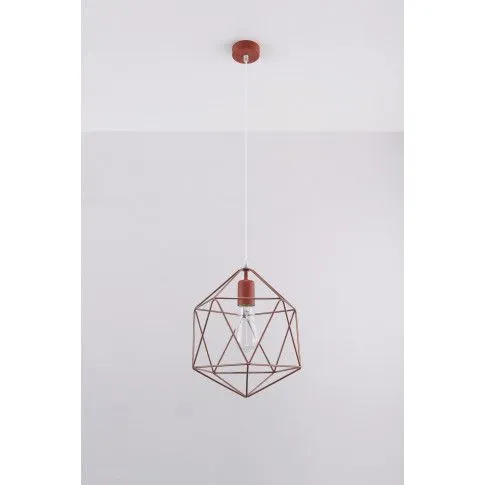 Fotografia Loftowa lampa wisząca E840-Gaspari - miedziany z kategorii Przedpokój 