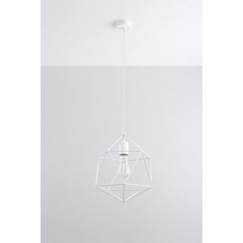 Fotografia Industrialna lampa wisząca E840-Gaspari - biały z kategorii Lampy wiszące