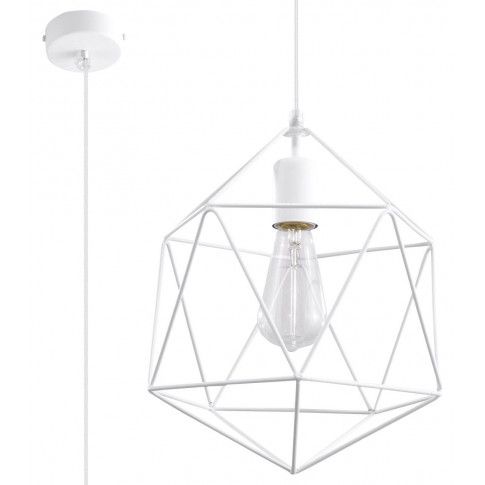 Zdjęcie produktu Industrialna lampa wisząca E840-Gaspari - biały.