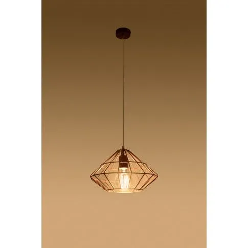 Zdjęcie miedziana lampa wisząca do kuchni loft D190-Dalia | Edinos.pl