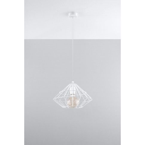 Fotografia Loftowa lampa wisząca E841-Umberta - biały z kategorii Lampy wiszące