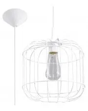 Lampa wisząca loft E842-Celto - biały w sklepie Edinos.pl