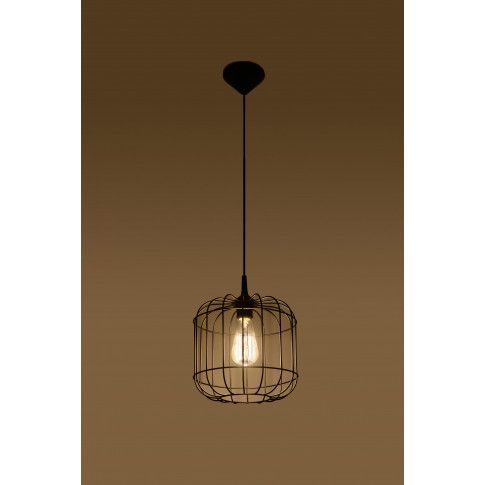 Zdjęcie czarna loftowa lampa wisząca LED E842-Celto - sklep Edinos.pl
