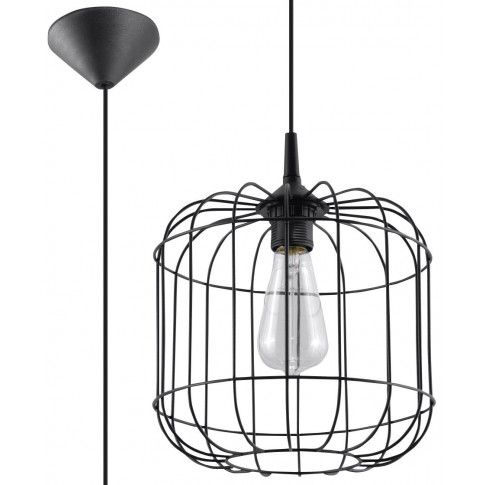 Zdjęcie produktu Nowoczesna lampa wisząca E842-Celto - czarny.