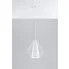 Fotografia Loftowa lampa wisząca druciana E843-Gylfi - biały z kategorii Lampy wiszące
