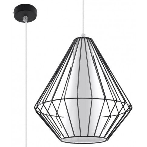 Zdjęcie produktu Industrialna lampa wisząca druciana E843-Demo - czarny.