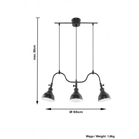 Szczegółowe zdjęcie nr 4 produktu Regulowany żyrandol LED E847-Neva