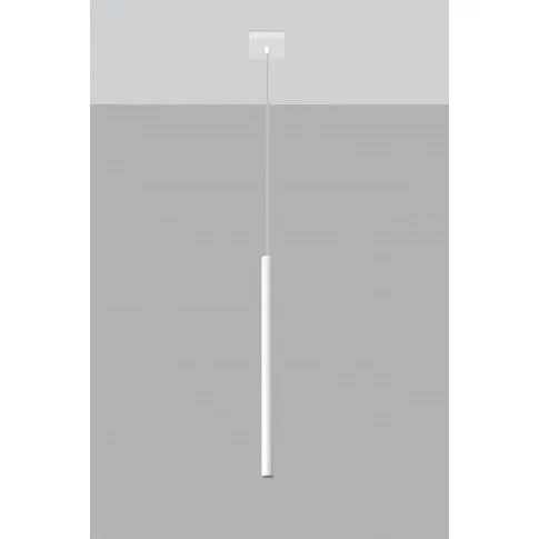 Zdjęcie biała minimalistyczna lampa wisząca LED E777-Verino | Edinos.pl