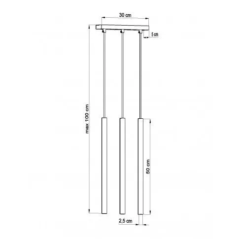 Szczegółowe zdjęcie nr 4 produktu Lampa wisząca nad stół E853-Amot - biały