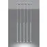Szczegółowe zdjęcie nr 4 produktu Designerska lampa wisząca E854-Amot - biały