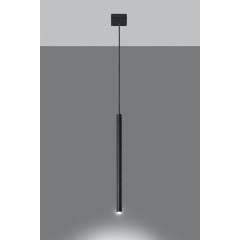Szczegółowe zdjęcie nr 4 produktu Pojedyncza lampa wisząca LED E852-Pastels - czarny