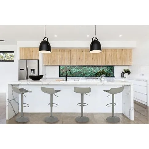 Zdjęcie designerski hoker Orla 3X szary do jadalni | Edinos.pl