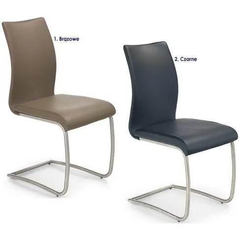 Zdjęcie czarne krzesło metalowe Luint | Edinos.pl