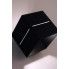 Szczegółowe zdjęcie nr 4 produktu Kwadratowy kinkiet E050-Quade - czarny