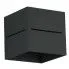 Zdjęcie produktu Kwadratowy kinkiet E050-Edix - czarny.