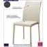 Fotografia Krzesło metalowe Diskin - beżowe z kategorii Krzesła