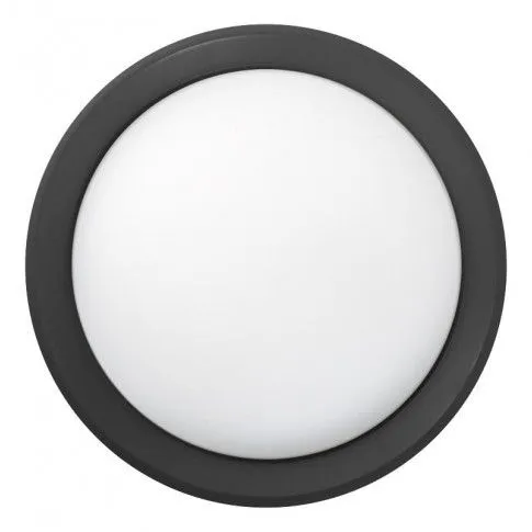 Fotografia Czarny okrągły plafon LED - E884-Hektos z kategorii Plafony