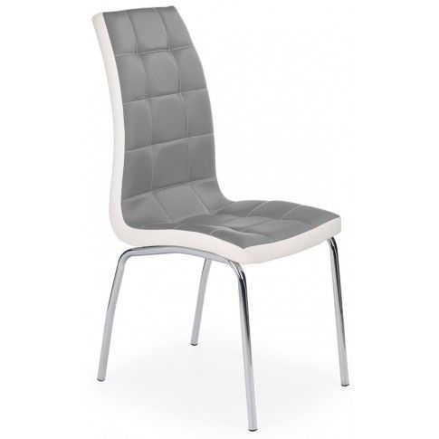 Zdjęcie produktu Stylowe krzesło pikowane Spelter - popielate.