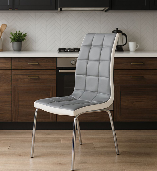 Nowoczesne krzesło tapicerowane Frela 