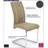 Fotografia Krzesło metalowe Berto - beżowe z kategorii Strona główna