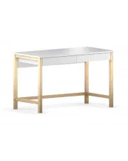 Białe drewniane biurko skandynawskie 120x60 cm - Inelo X11 w sklepie Edinos.pl