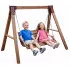 Zdjęcie produktu Drewniana huśtawka ogrodowa dla dzieci orzech - Kaori 5X.