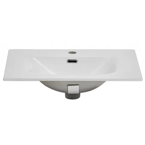 Szczegółowe zdjęcie nr 8 produktu Zestaw mebli łazienkowych z umywalką 60 cm Marsylia 2Q - bały połysk