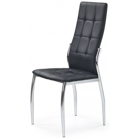 Zdjęcie produktu Nowoczesne czarne krzesło pikowane - Azrel.