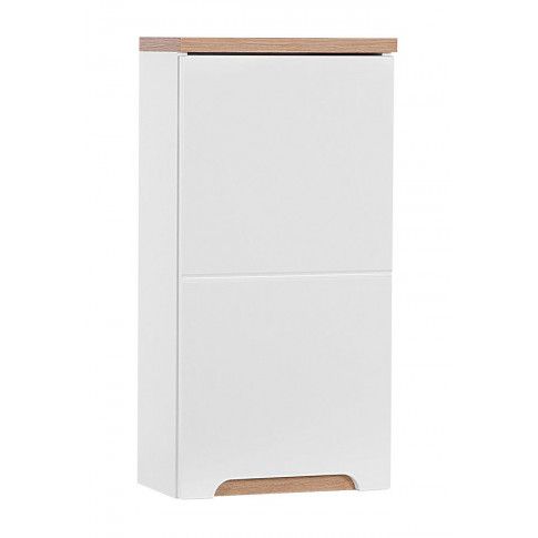 Szczegółowe zdjęcie nr 7 produktu Zestaw mebli łazienkowych z koszem Marsylia 3Q 60 cm - Biały połysk