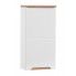 Szczegółowe zdjęcie nr 7 produktu Zestaw mebli łazienkowych z koszem Marsylia 3Q 80 cm - Biały połysk
