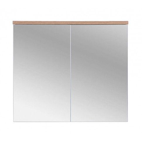 Szczegółowe zdjęcie nr 8 produktu Zestaw mebli łazienkowych z koszem Marsylia 3Q 80 cm - Biały połysk