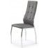 Zdjęcie produktu Krzesło nowoczesne pikowane Azrel - popielate.