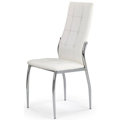 Zdjęcie produktu Tapicerowane krzesło pikowane Azrel - białe.